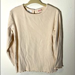 3/$10🌻 ZARA ribbed long sleeve shirt (3-4Y)